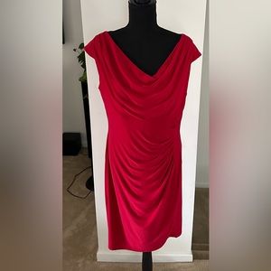 NWT Lauren Ralph Lauren, Size 16 Red dress